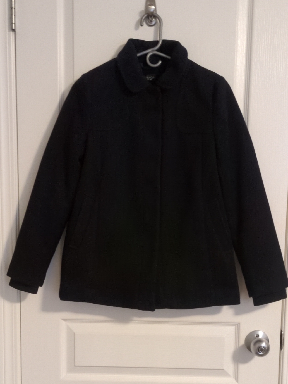 Topshop Women's Navy Blue Jacket